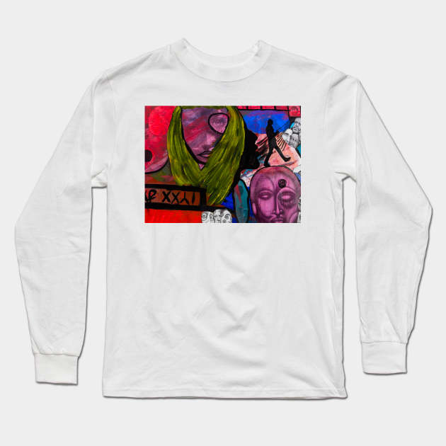 Tshirt Design Long Sleeve T-Shirt by Ali Kasap